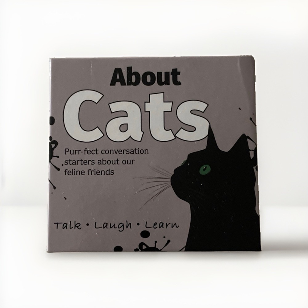 ABOUT CATS WORD TEASERS TALK LAUGH LEARN EDUCATIONAL QUESTION CARDS GAME